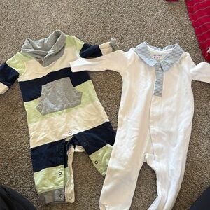 3M collared onesies